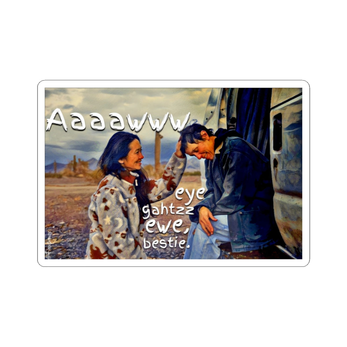Desert Benediction - Sticker