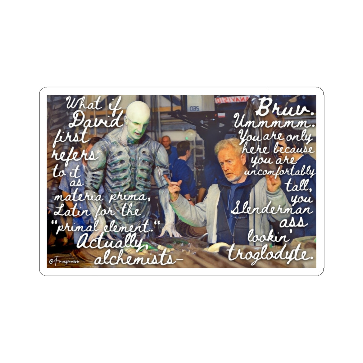 The Slenderman Alchemist’s Lament - Sticker