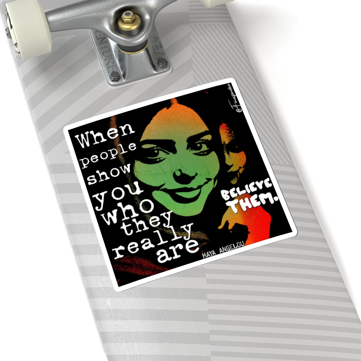 Stay Calm and Read Maya Angelou - Sticker