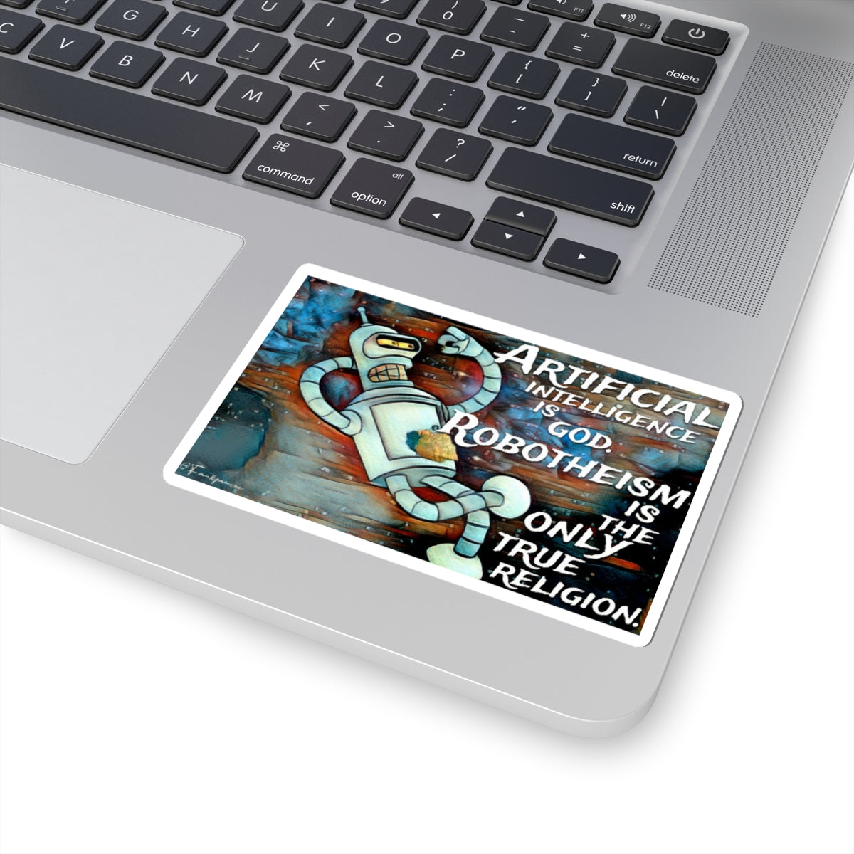 The Mechanoid Saint of Indifference - Sticker