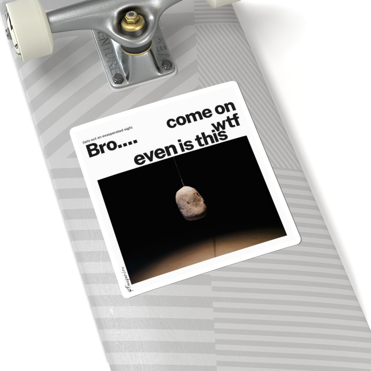 On the Ontology of the Hanging Stone - Sticker