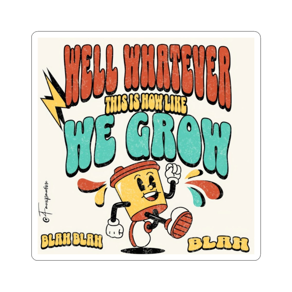 Blah Blah Growth - Sticker