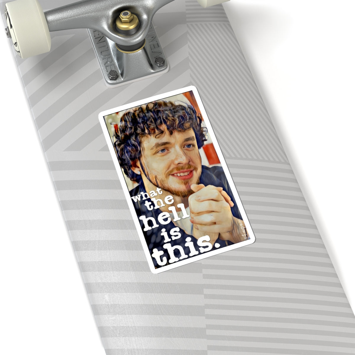 The Smile as Interrogation - Sticker