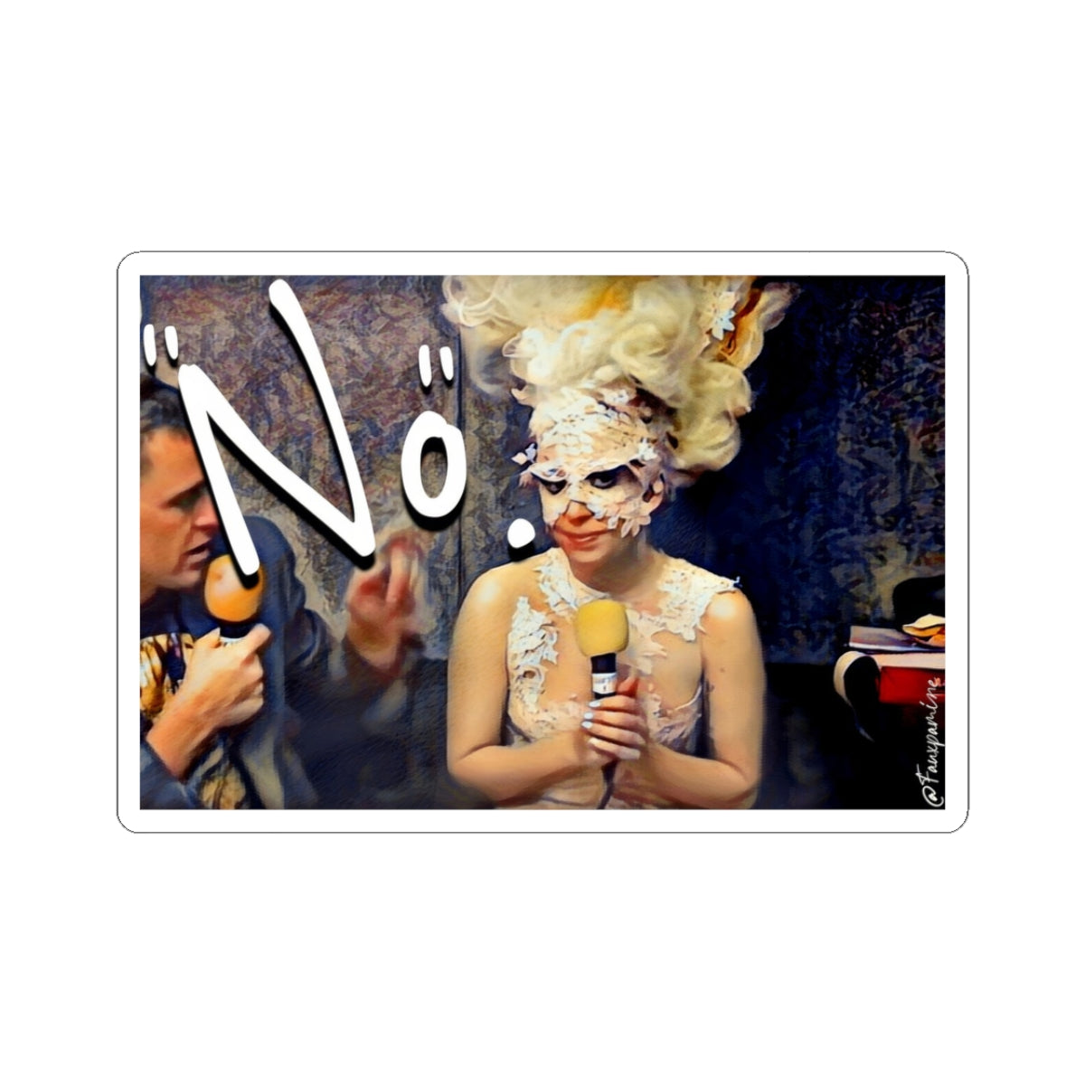 Lady Gaga Declines to Perform Your Narrative - Sticker