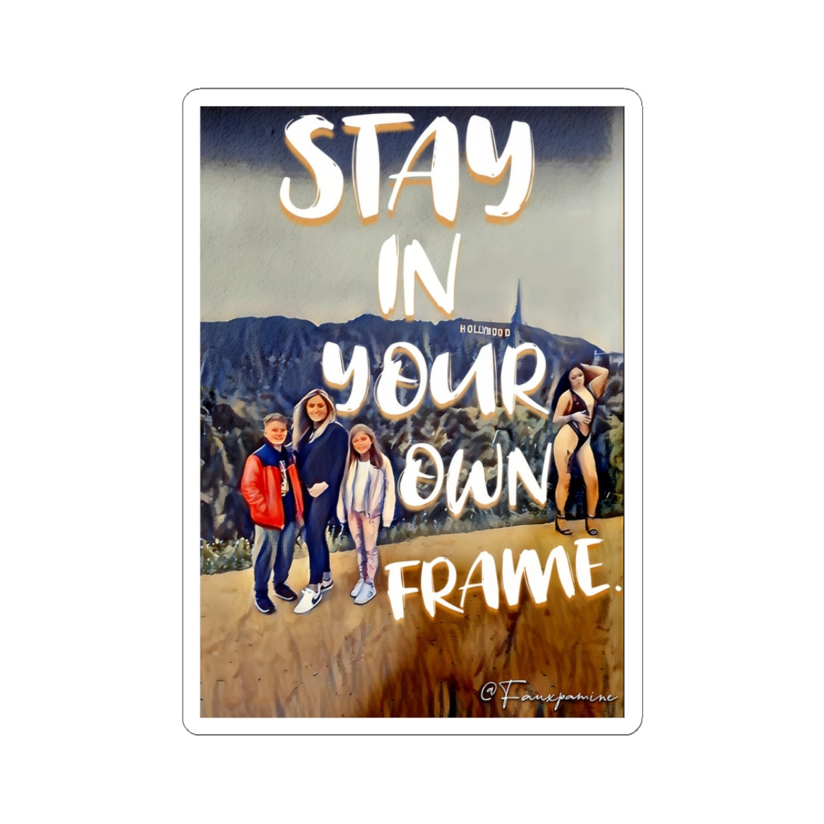 Stay in Your Own Frame - Sticker
