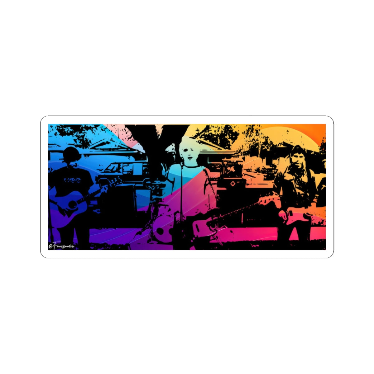 Sunset Suburbia and the Best of Me - Sticker