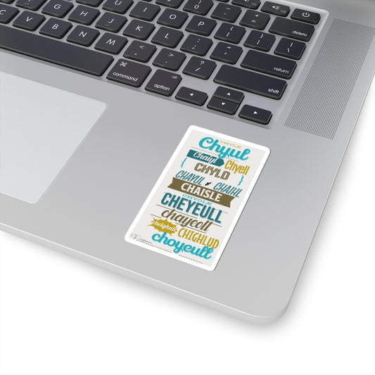 A Fever Dream of Chaotic Phonetics - Sticker