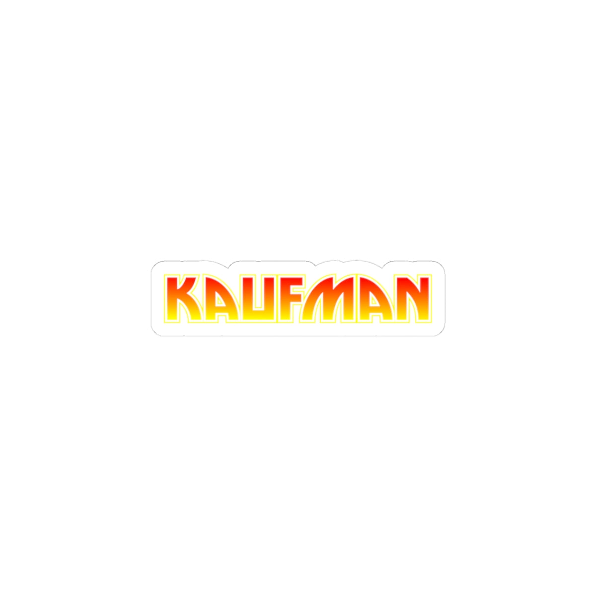 Charlie Kaufman X Kiss - Sticker