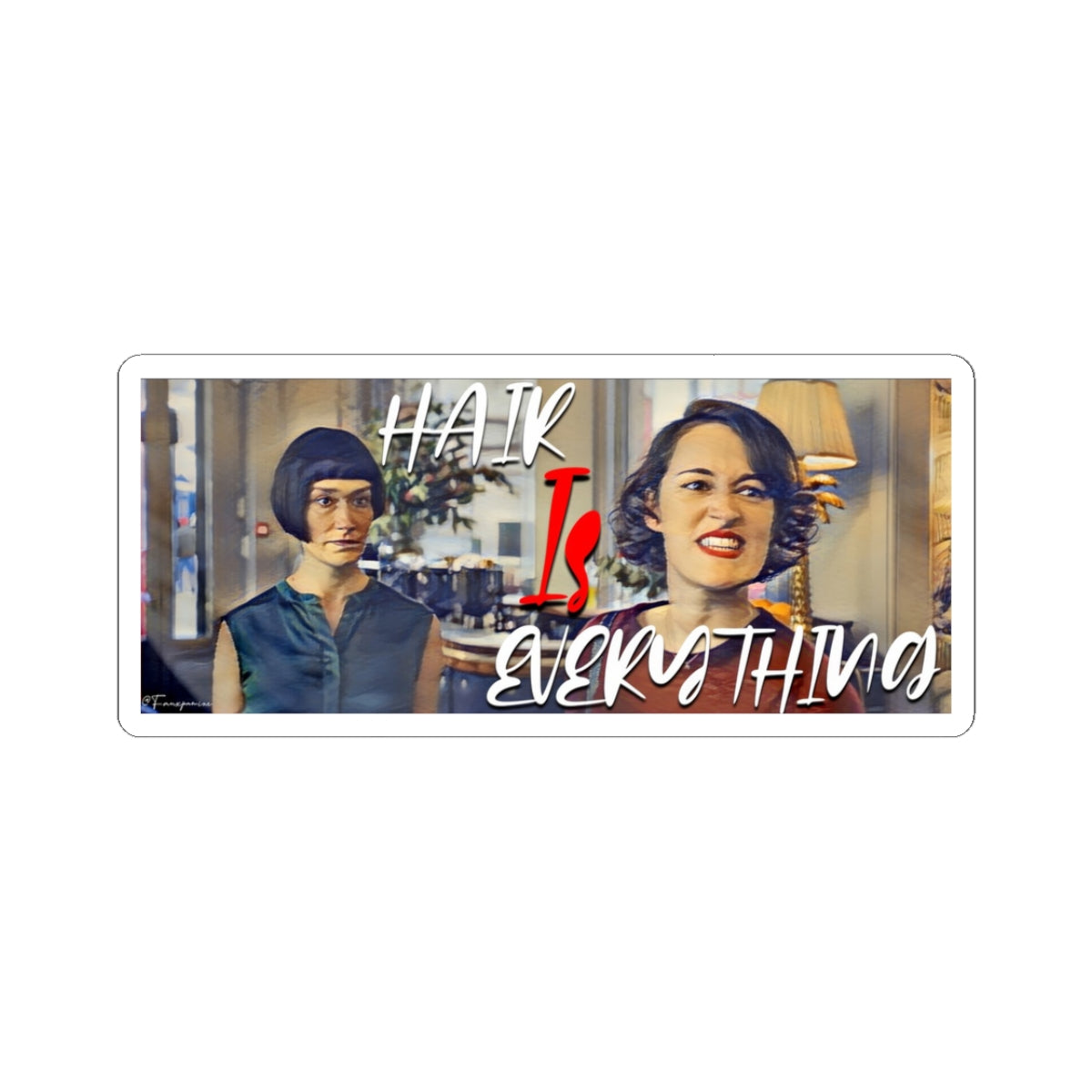 The Theology of Hair - Sticker