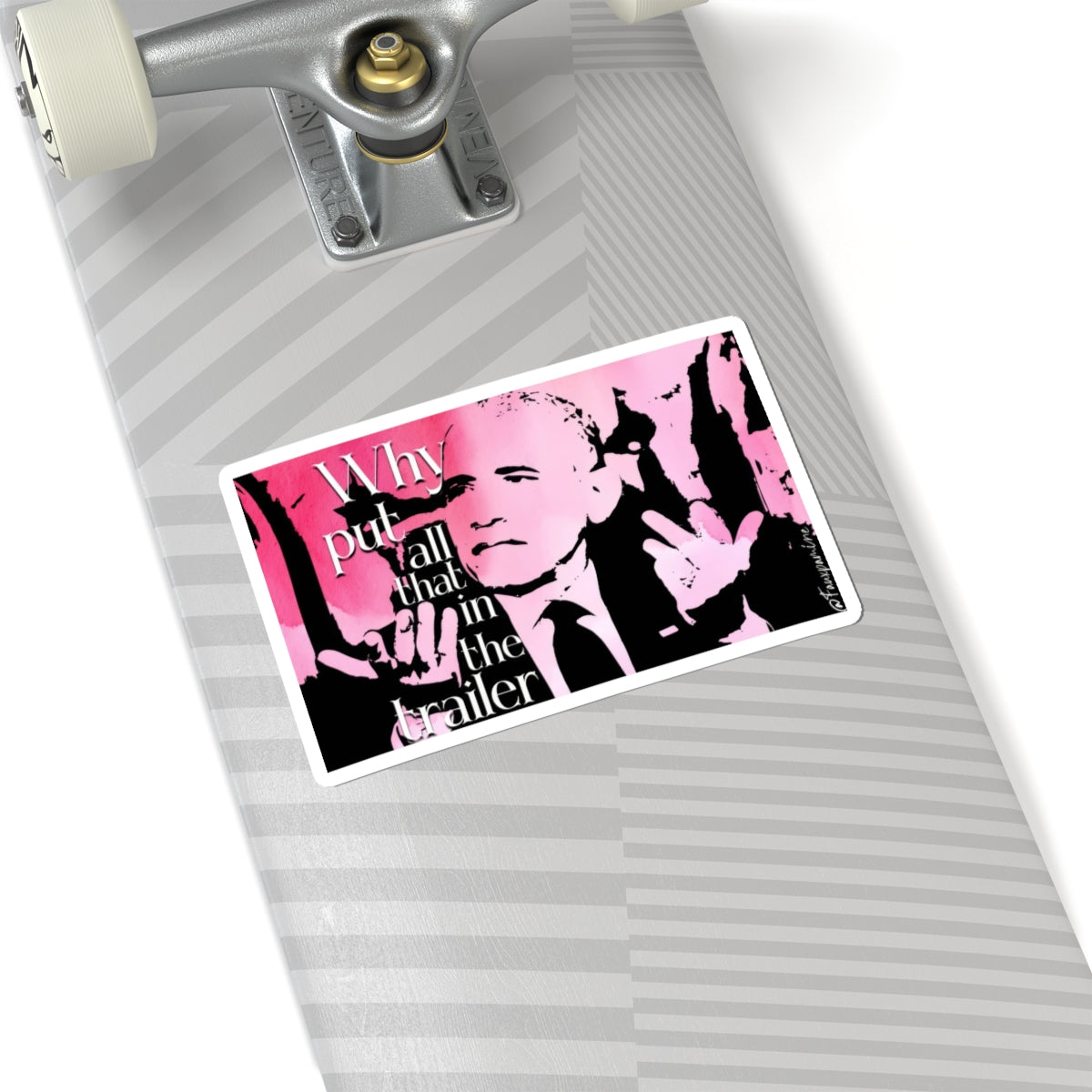 Presidential Pastiche on Foresight Fatigue - Sticker