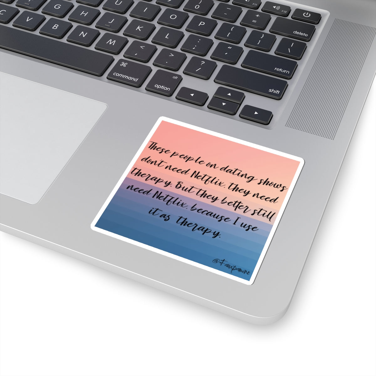 Netflix as Therapy - Sticker