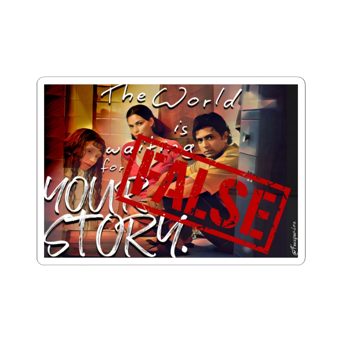 The world is waiting for your story - Sticker