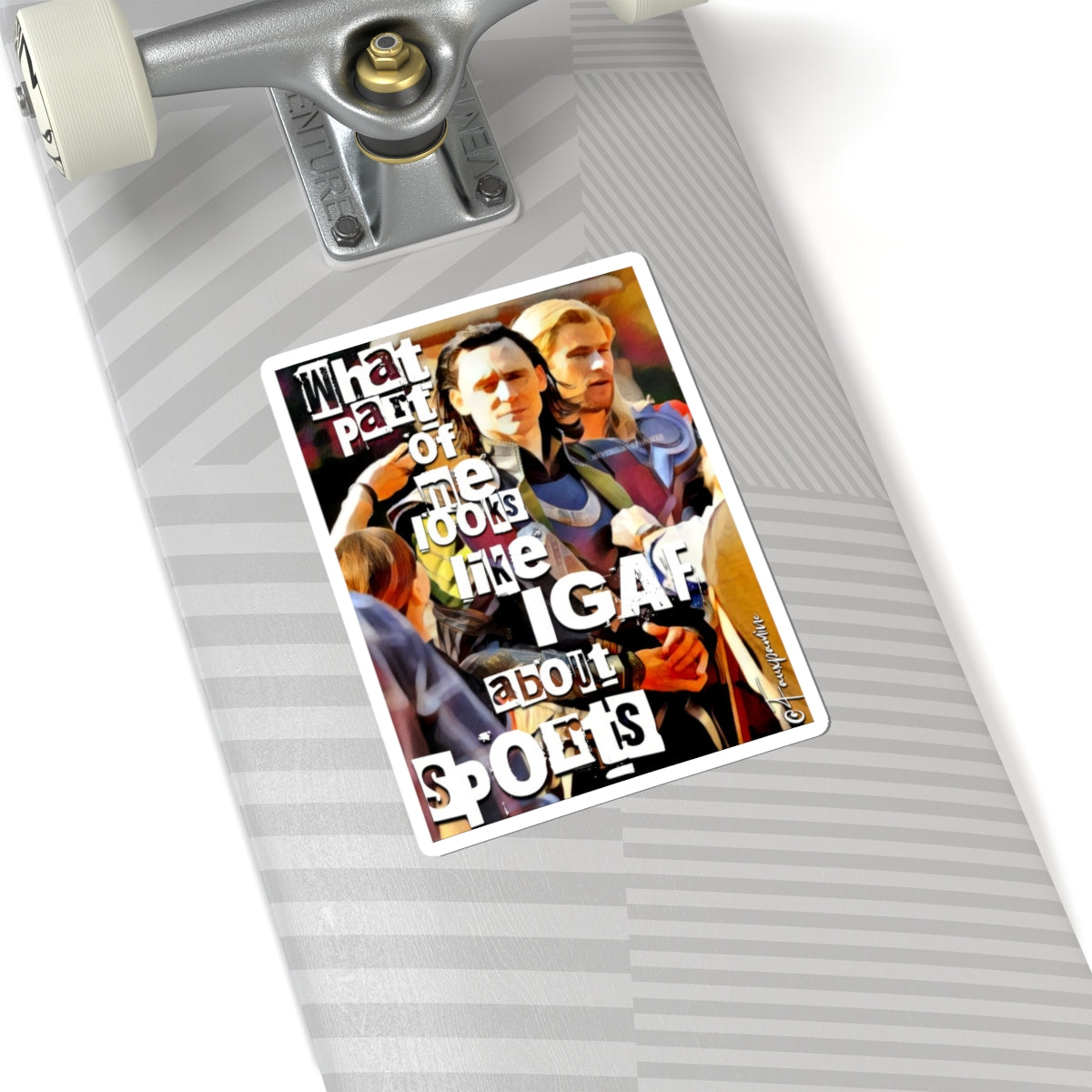 What Part of Me Looks Like I GAF About Sports - Sticker