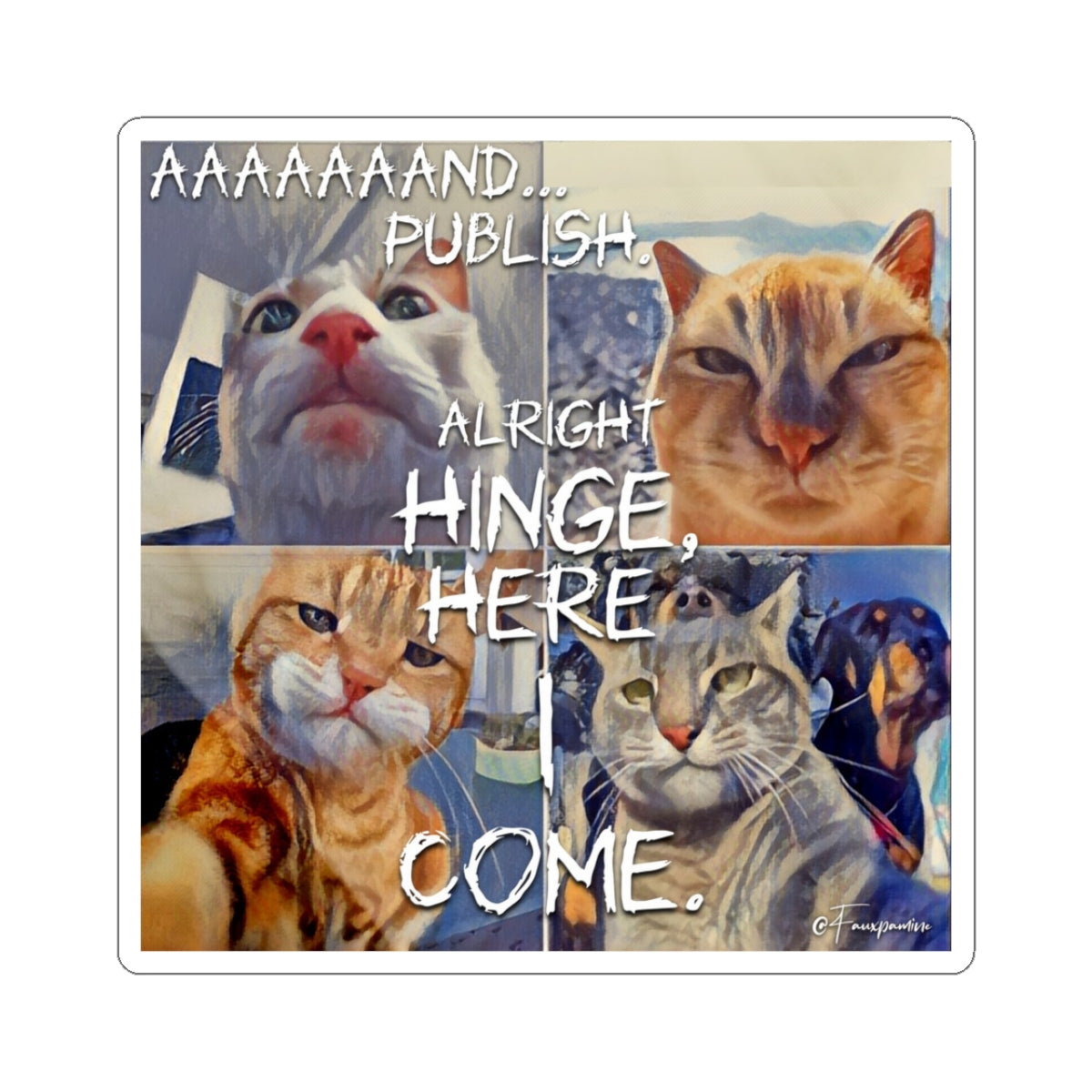 Quadriptych for a Dating App - Sticker
