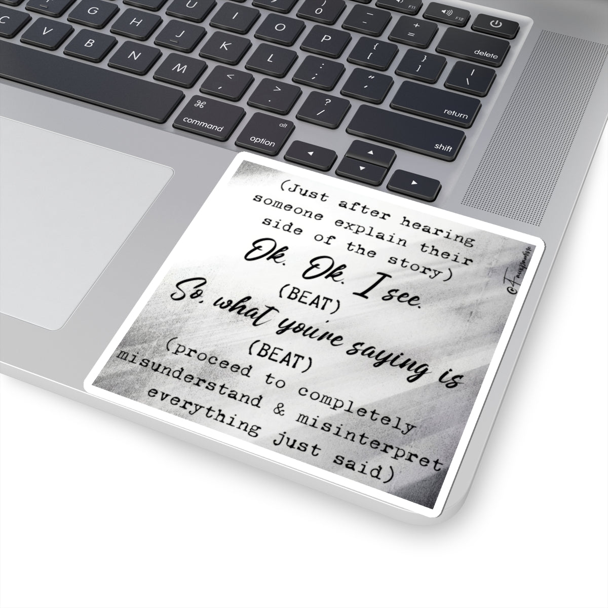 The Theater of Weaponized Miscomprehension - Sticker