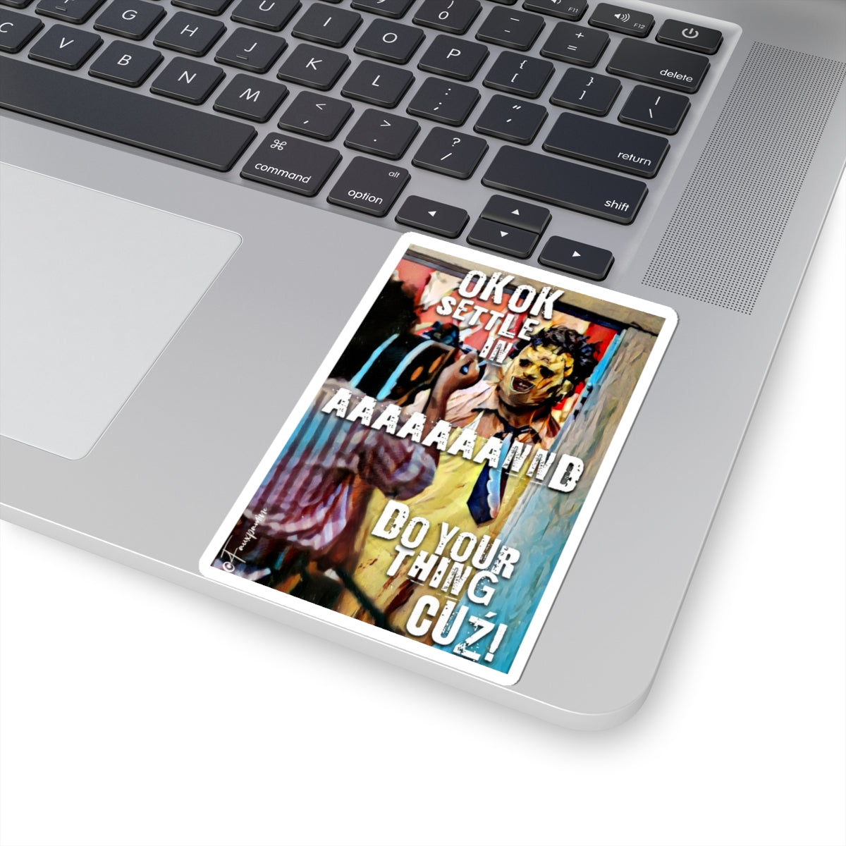 The Liturgical Benediction of the Chainsaw - Sticker