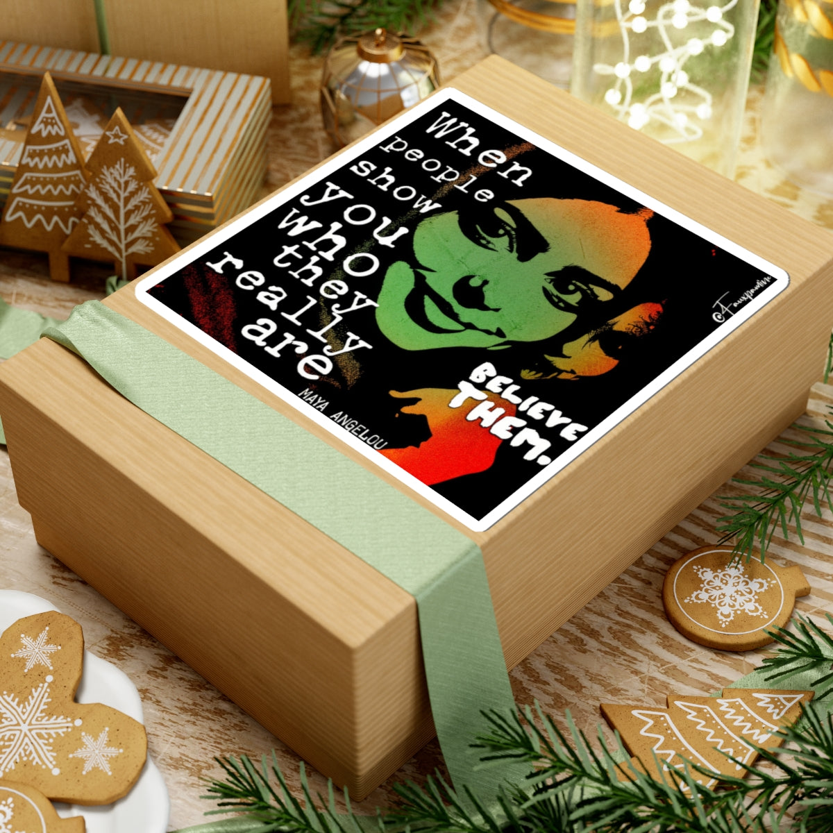 Stay Calm and Read Maya Angelou - Sticker