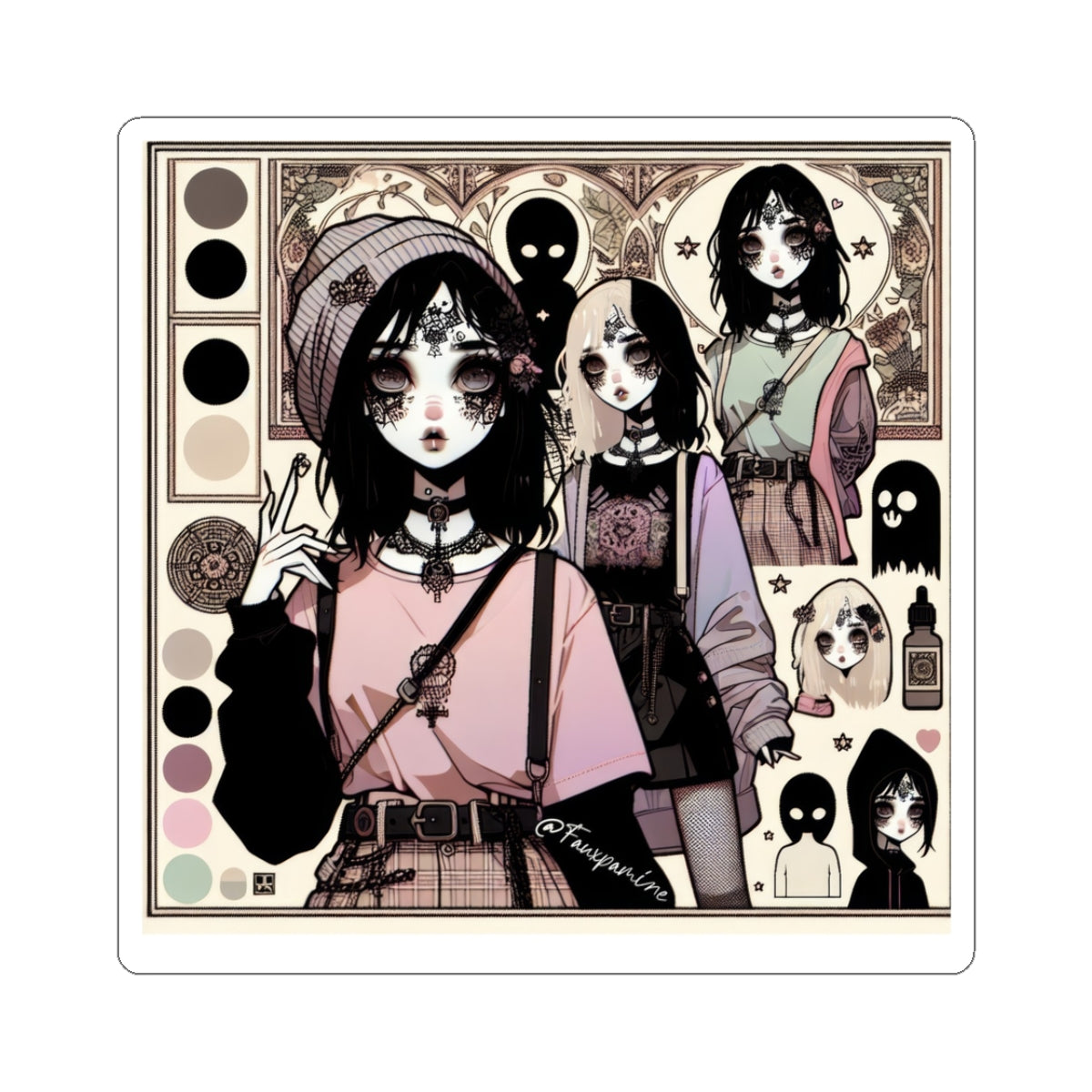 The Mourning Stylites of the Digital Chapel - Sticker