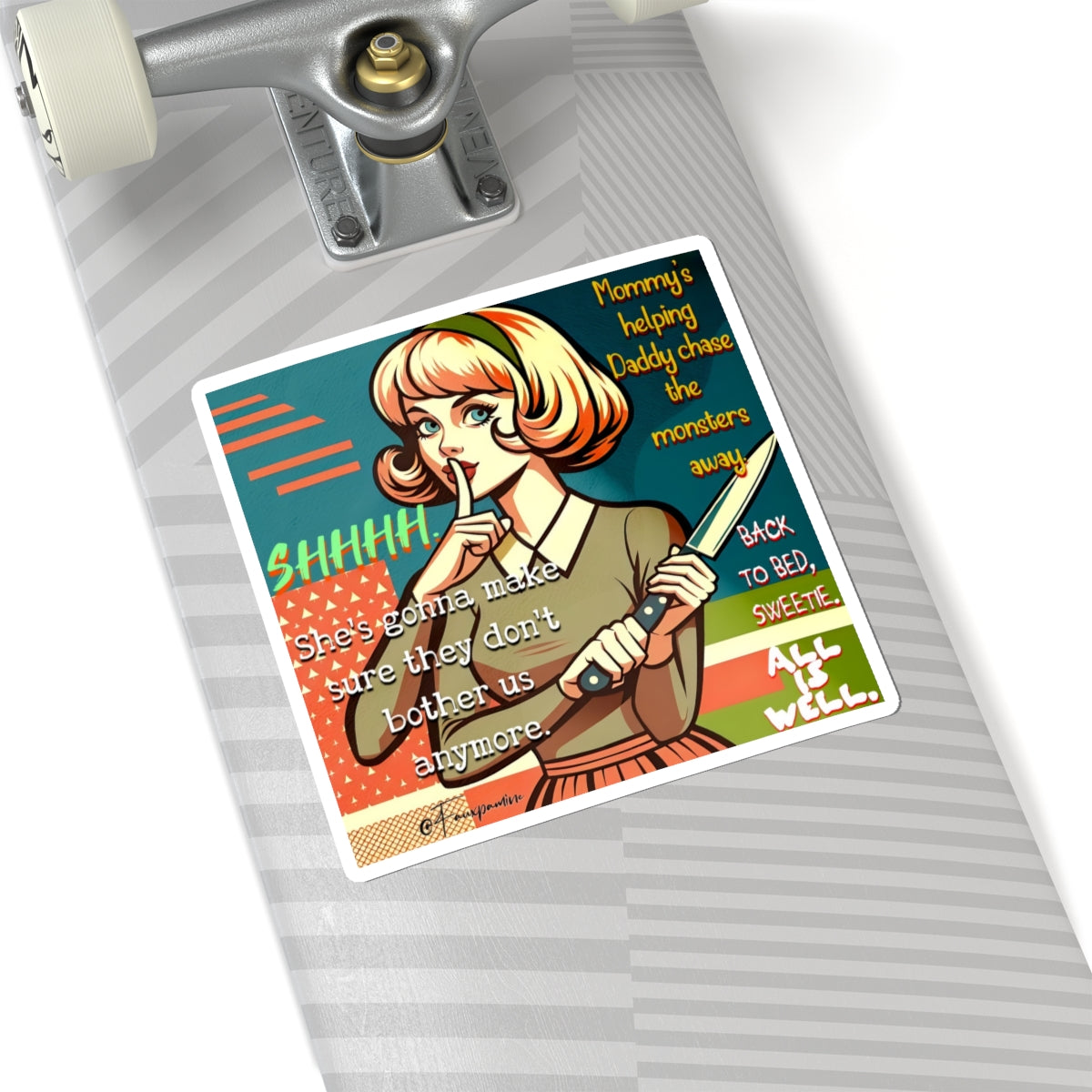 Shhhh, Back to Bed, Sweetie - Sticker