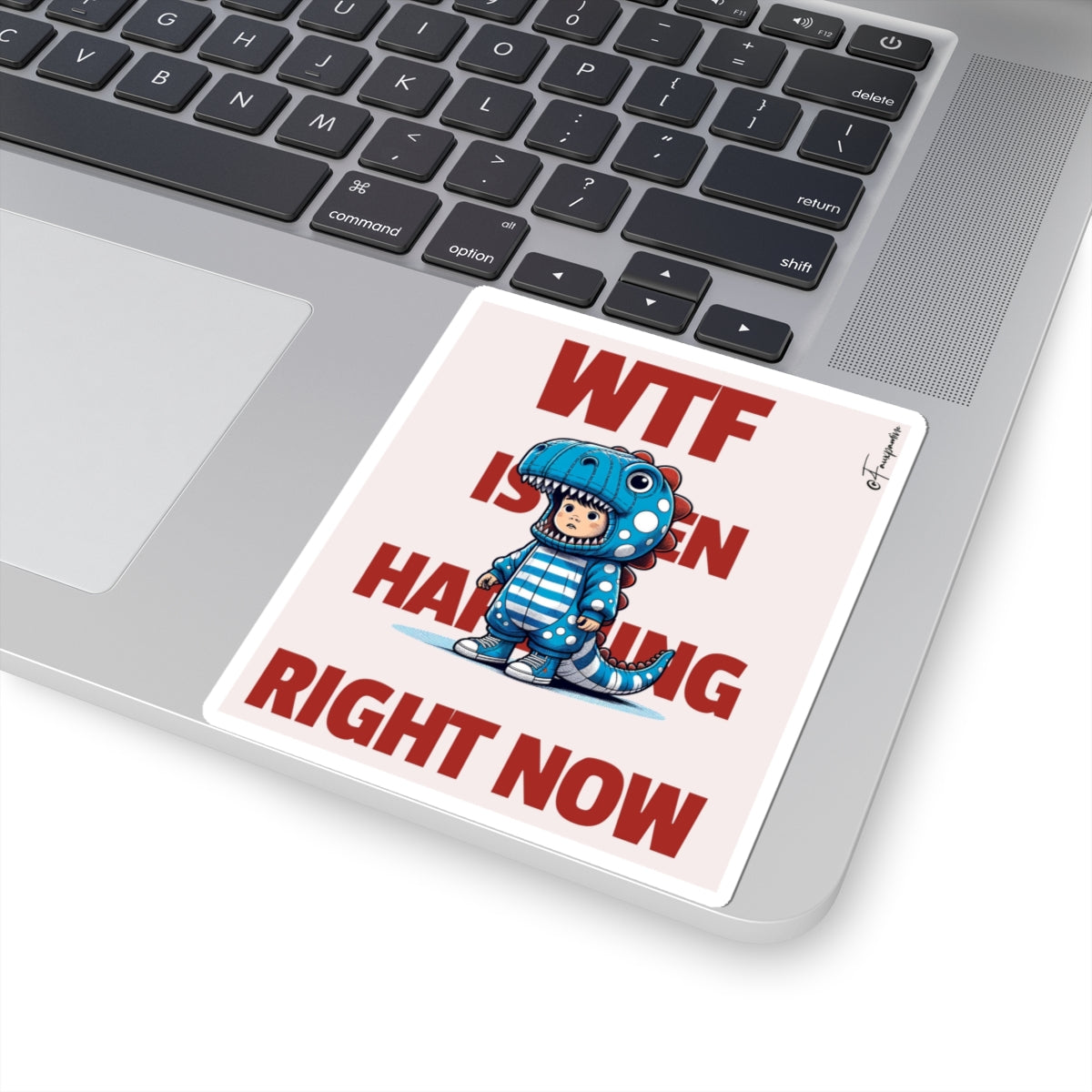 The Child in the Maw of Dinosaurs, or Anxieties of the Present Hour - Sticker
