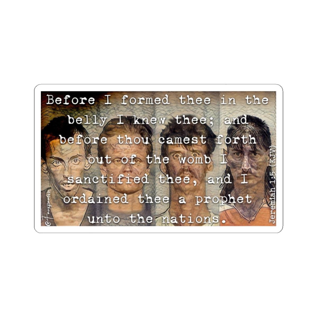 JereMETHiah 1:5 - Sticker