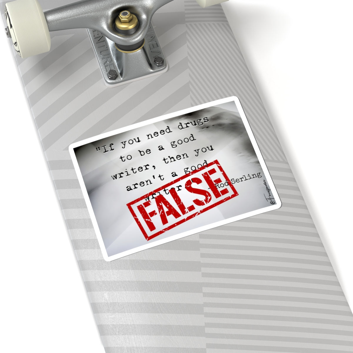 False (Rod Serling Dragged) - Sticker