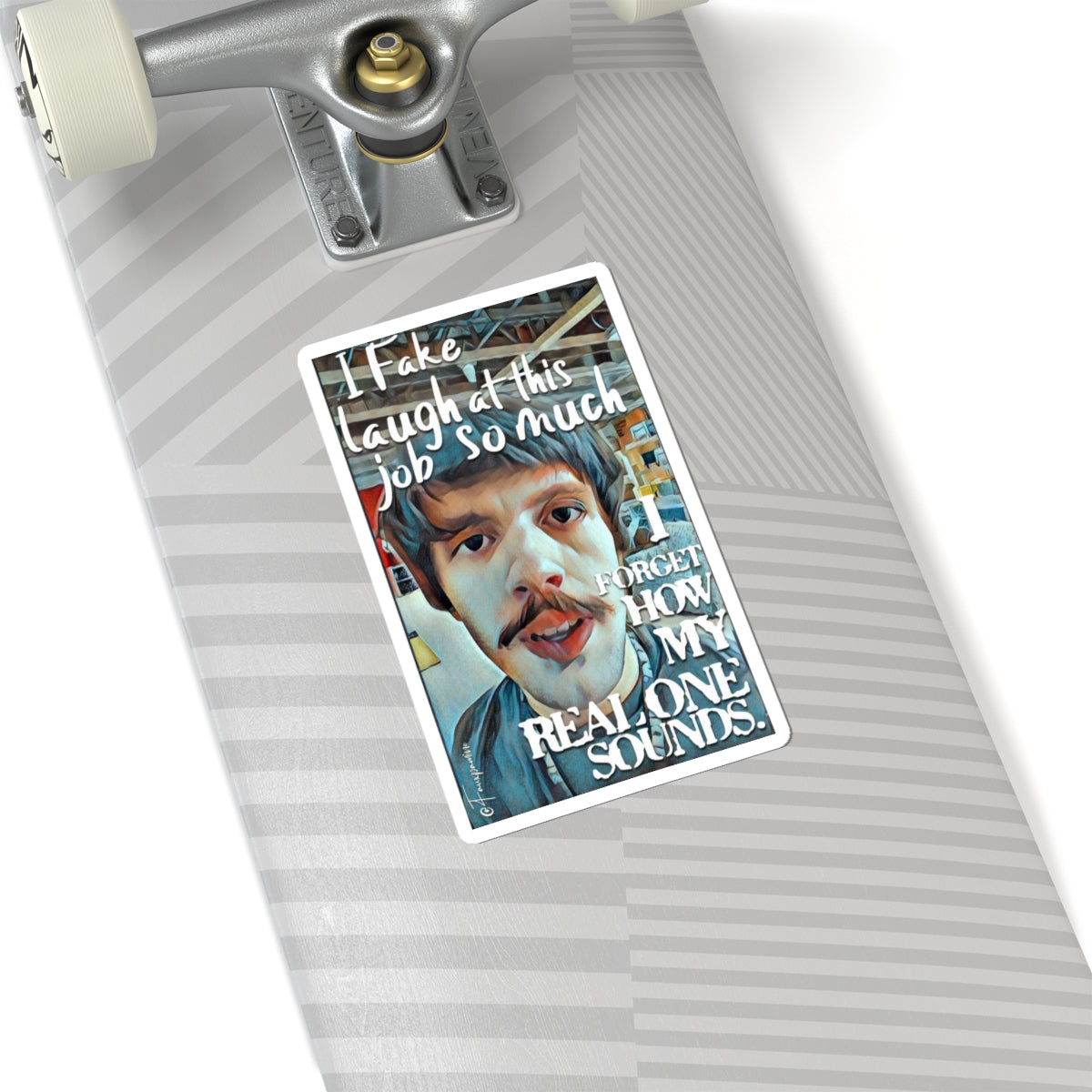 The Erosion of Authenticity Under Fluorescent Lighting - Sticker