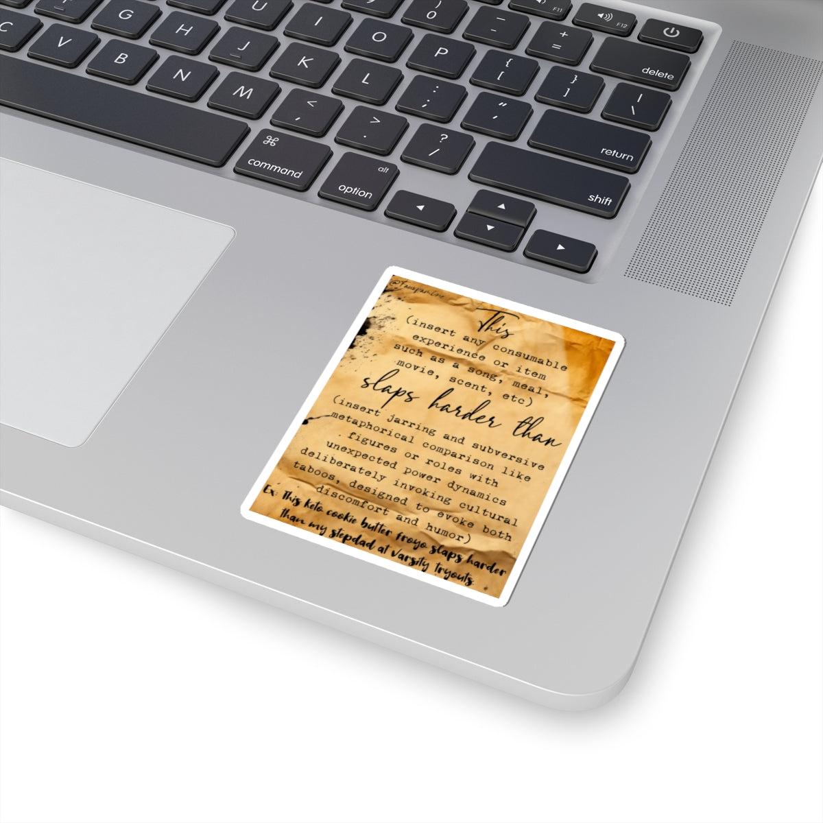 The Violence of the Hyperbolic Analogy - Sticker