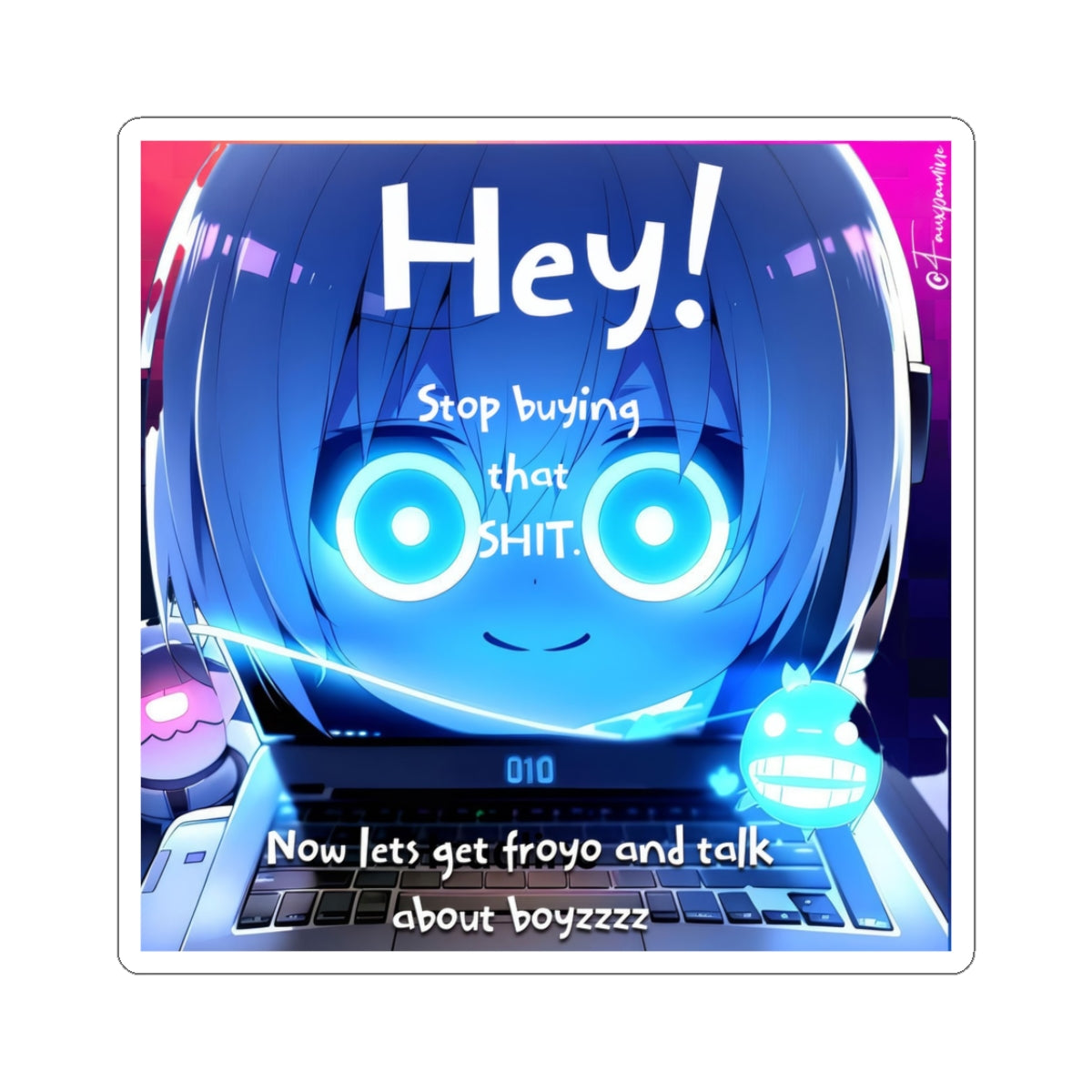 Let’s Get Froyo - Sticker