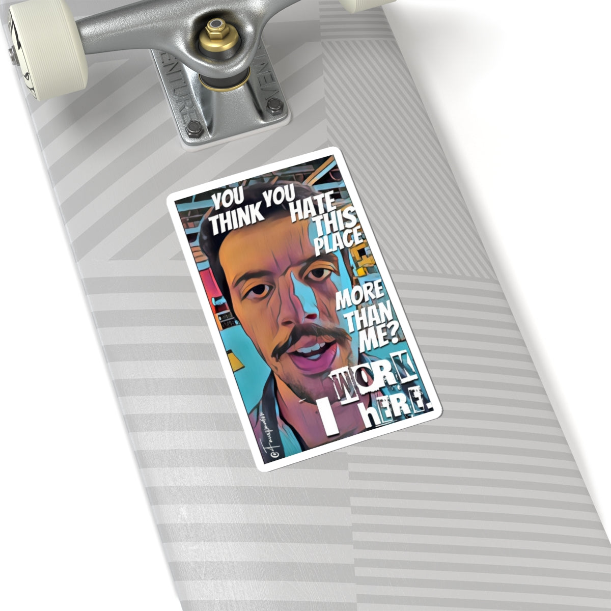 Mutual Loathing, Unequally Paid - Sticker