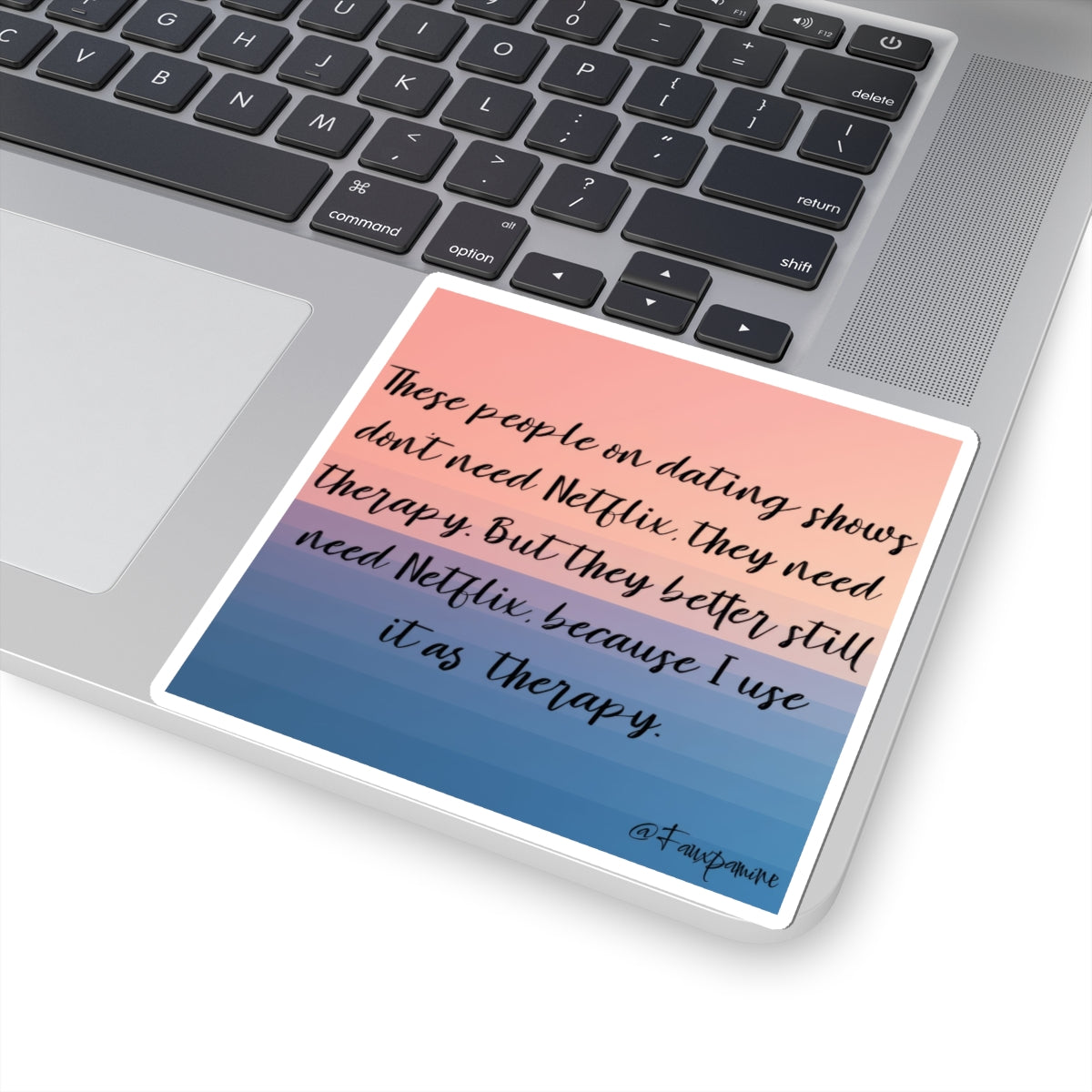 Netflix as Therapy - Sticker