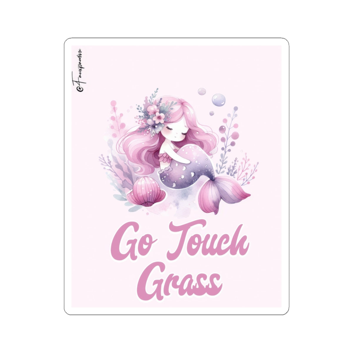 Go Touch Grass - Sticker