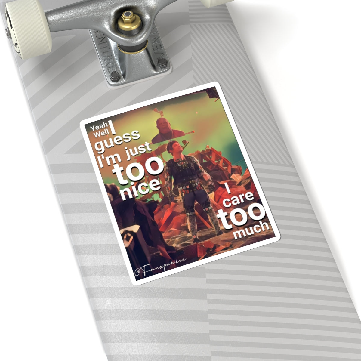 The Burden of the Digital Titan - Sticker