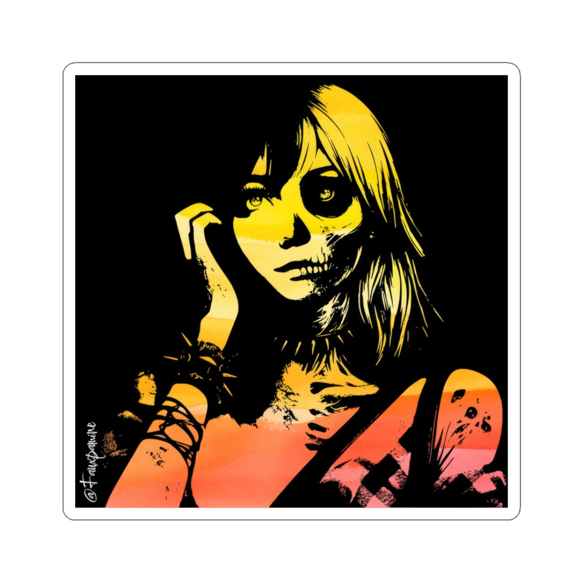 Left on Read by the Reaper - Sticker