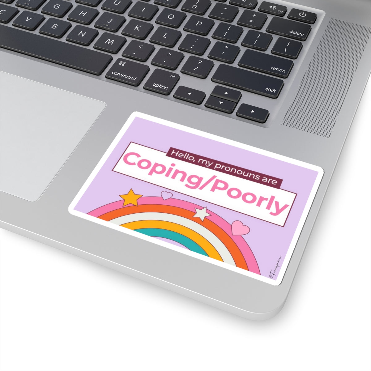 Coping/Poorly - Sticker
