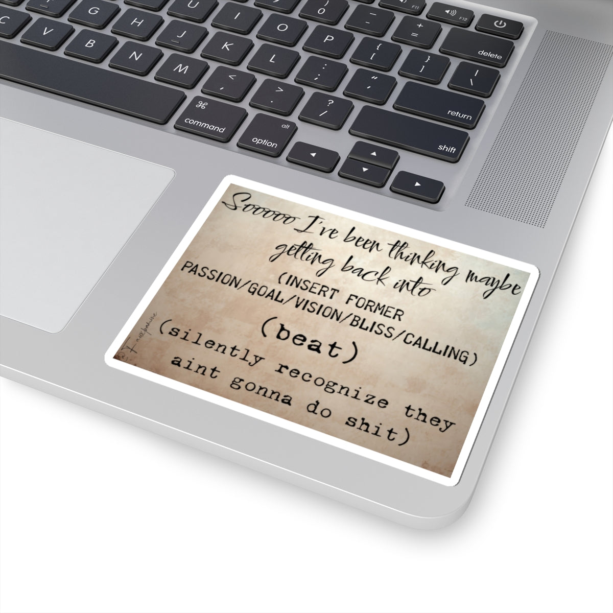 The Hesitations of Deferred Ambition - Sticker