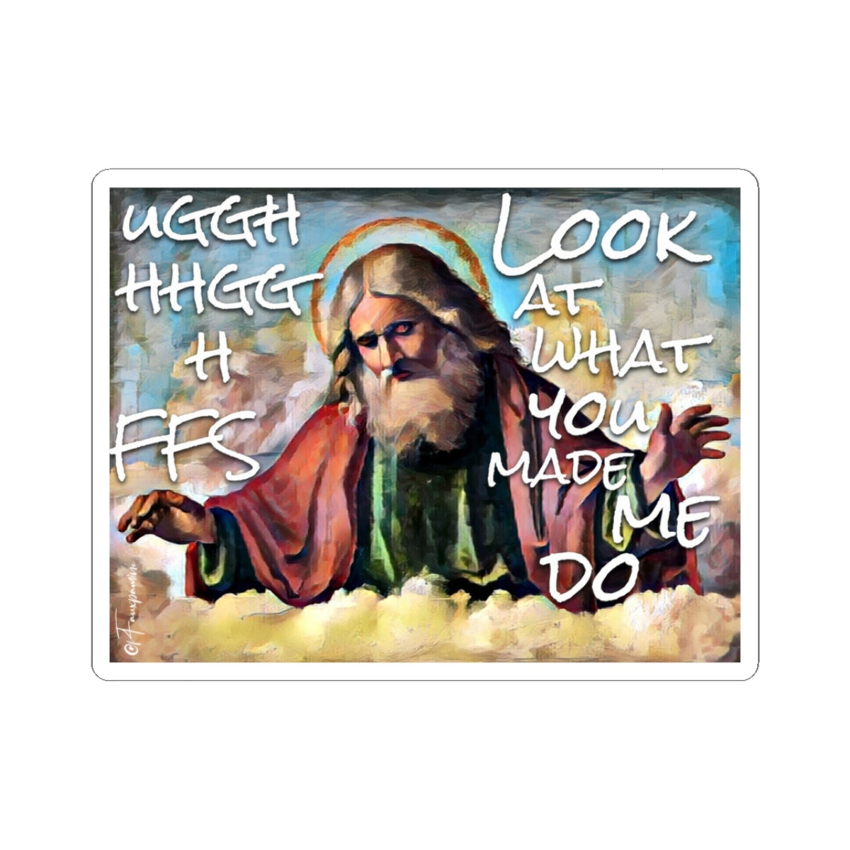 Divine Detachment in C Major - Sticker
