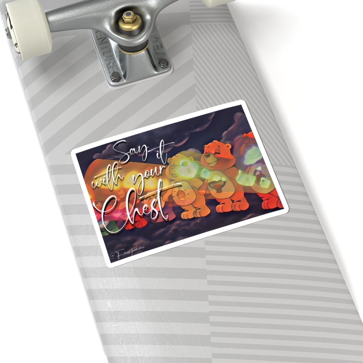 Care Bare Staredown - Sticker