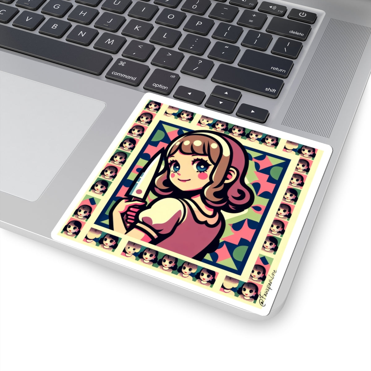Shhh Girl Knife #2 - Sticker