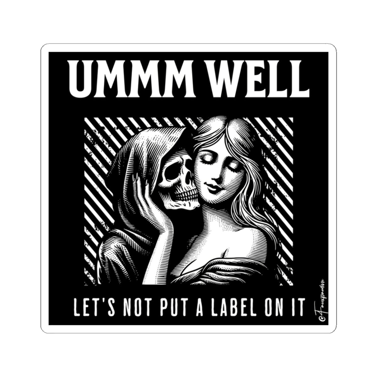 No Labels, Only Shadows - Sticker