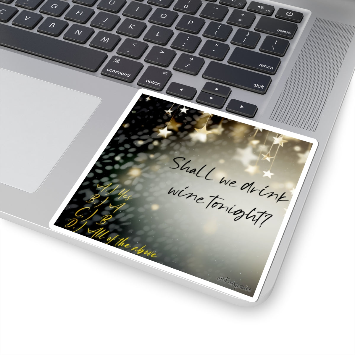 A Multiple Choice Prayer for Meaning - Sticker