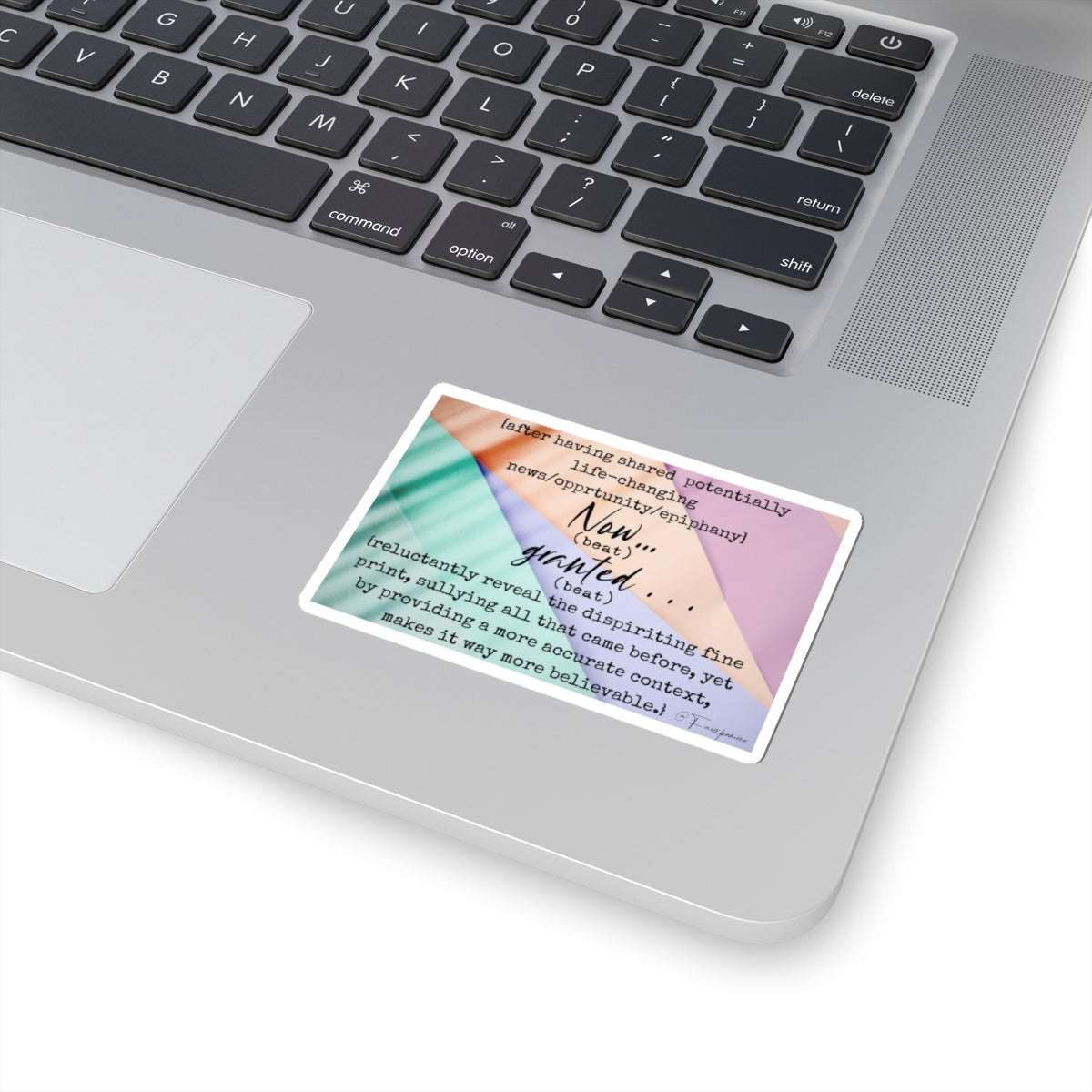 The Diptych of Anticipation and Undoing - Sticker