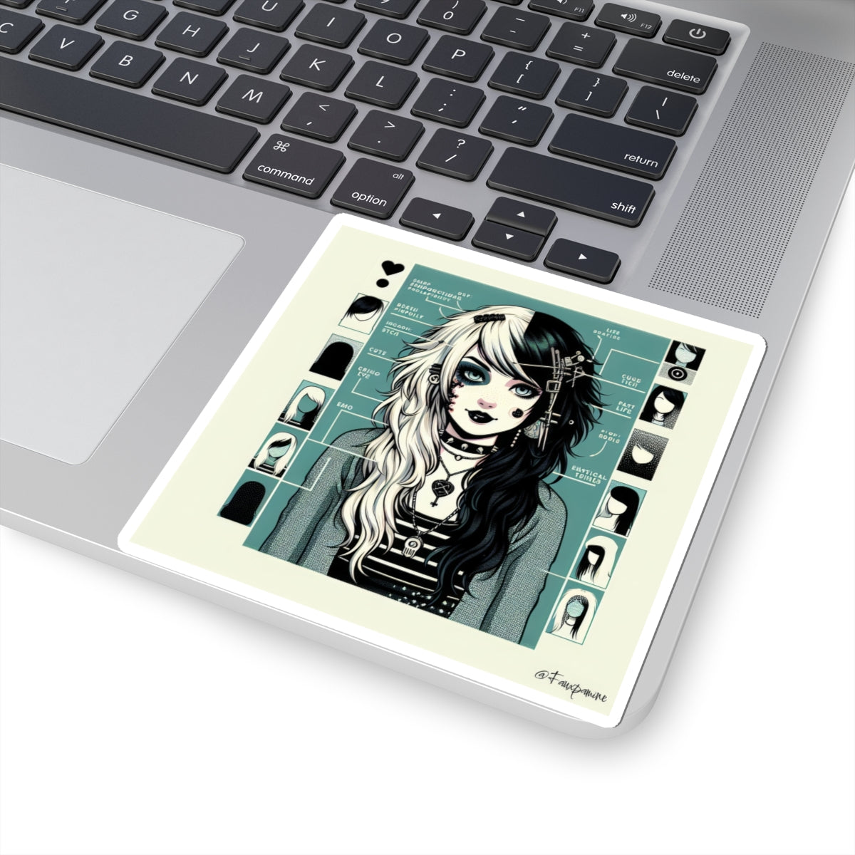 Anatomical Diagram of the Algorithmic Emo - Sticker