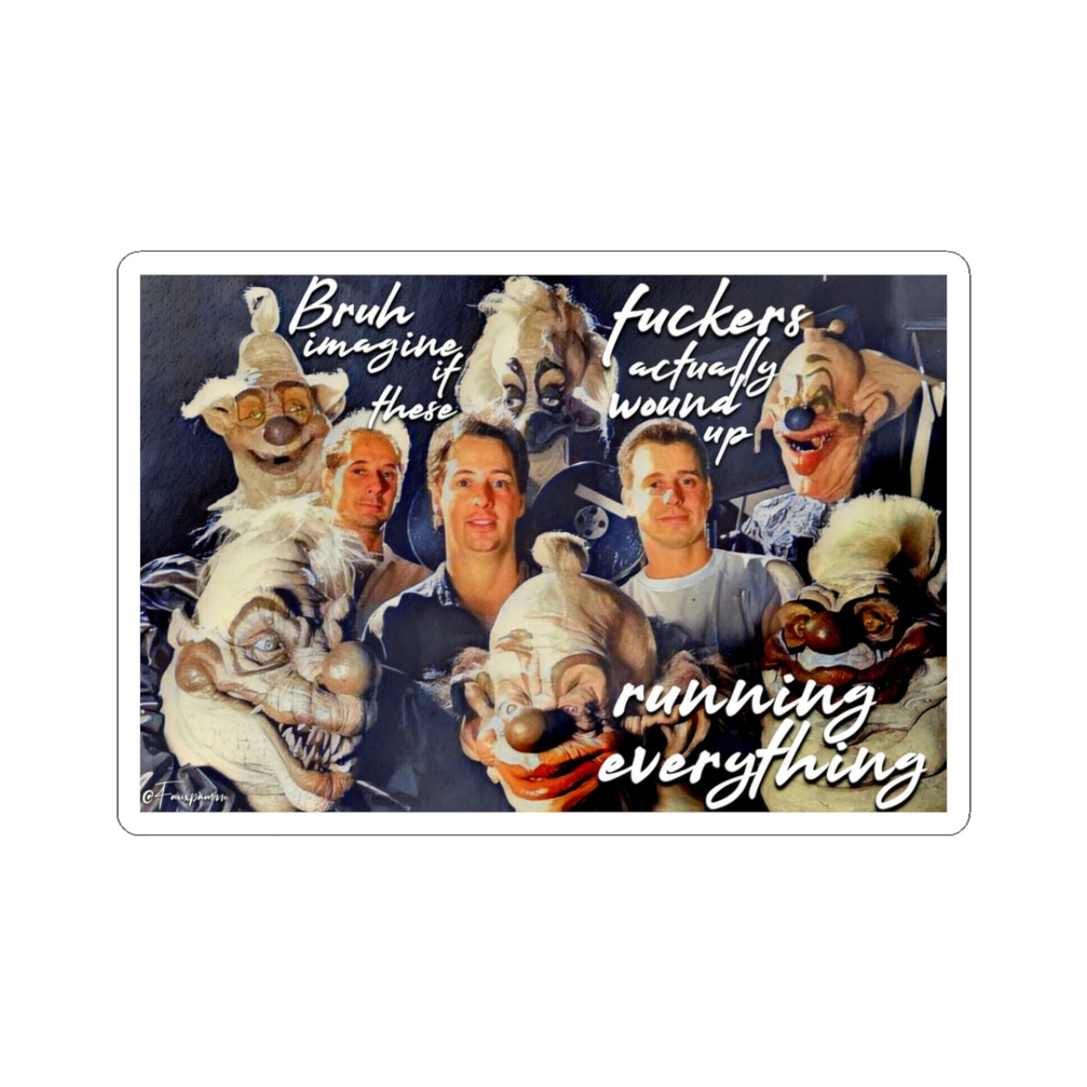 The Carnival Ascendant, or The Parliament of Grotesques - Sticker