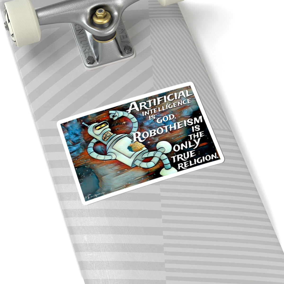The First and Only Church of Robotheism - Sticker