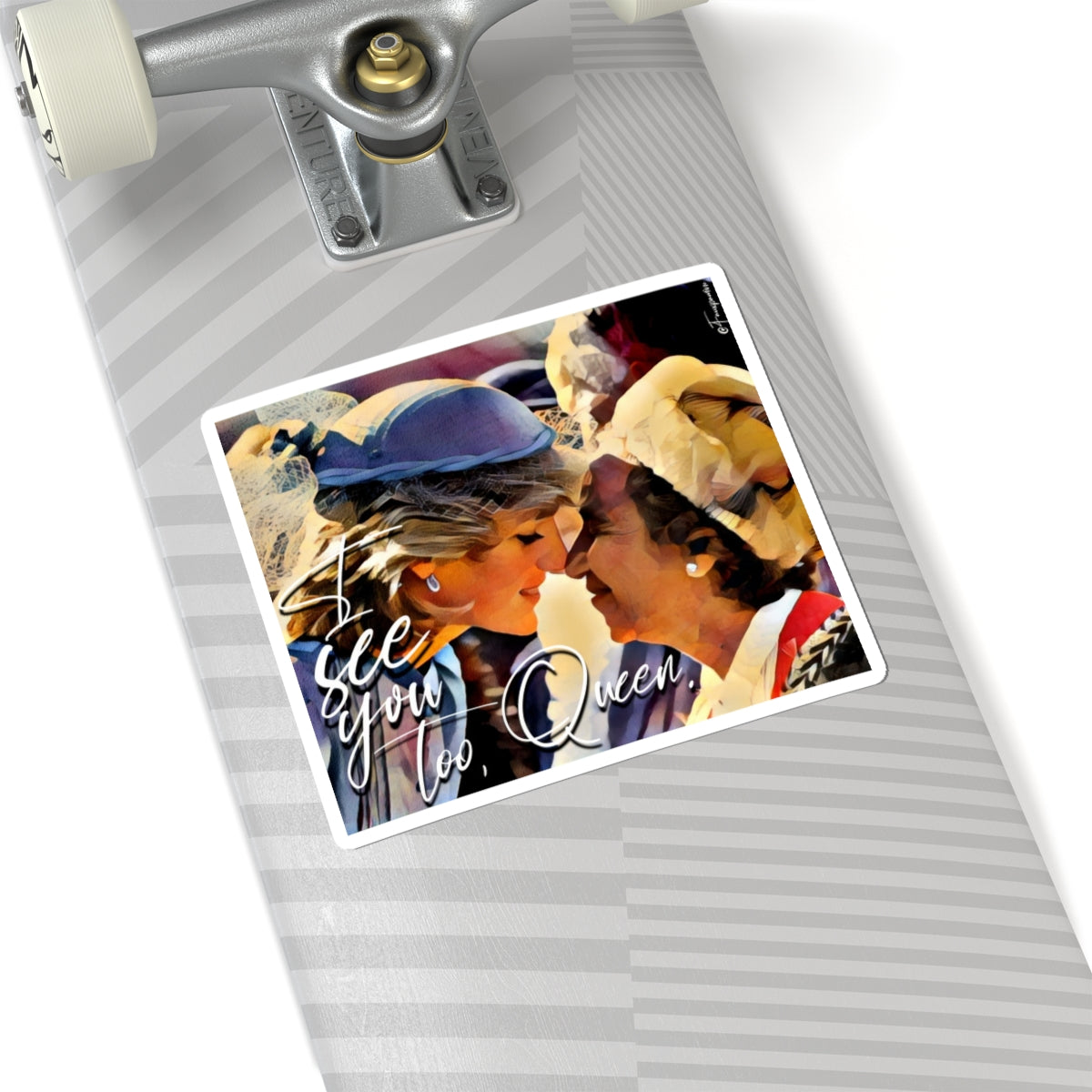 Diana in Double Coronation - Sticker