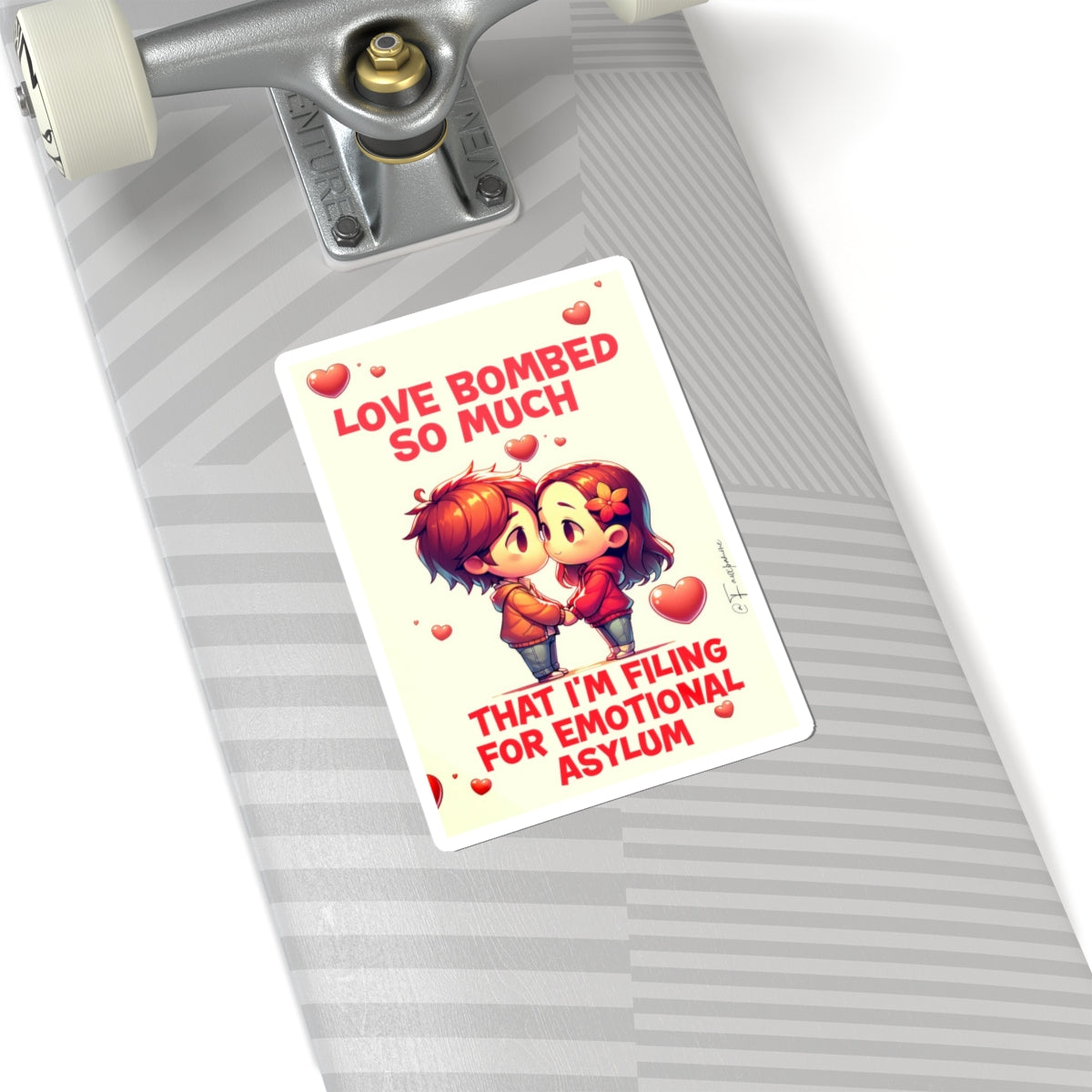 Lovebombed into Institutional Fantasy - Sticker