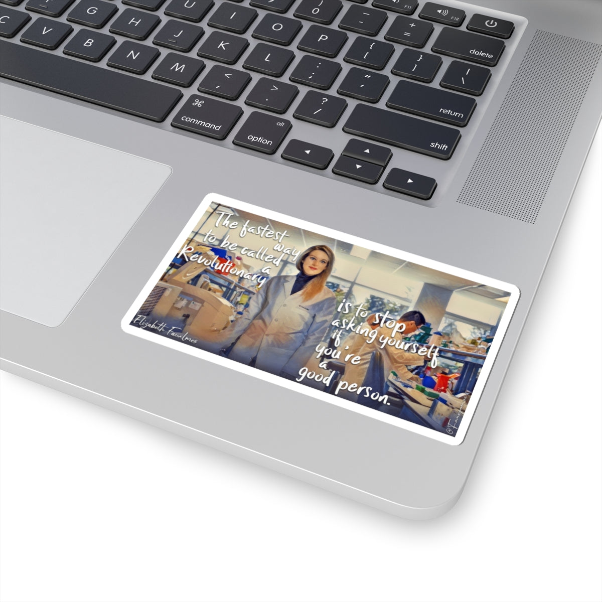 Portrait of Ambition Stripped of Ethics - Sticker