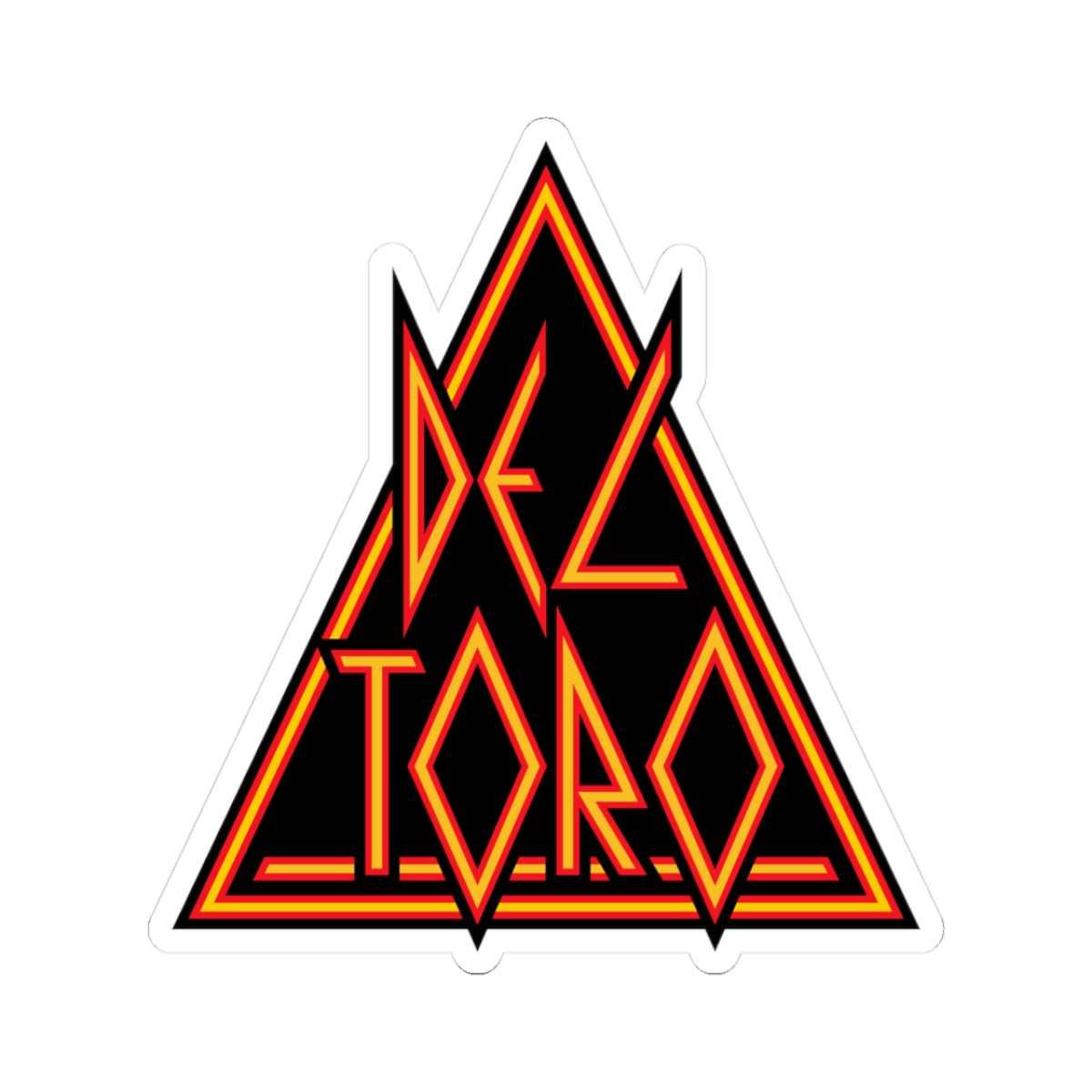 Guillermo Del Toro  X  Def Leppard - Sticker