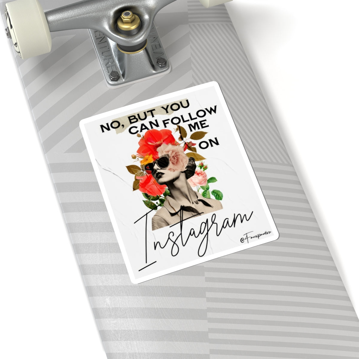 Influence Is the Flower Crown of Refusal - Sticker